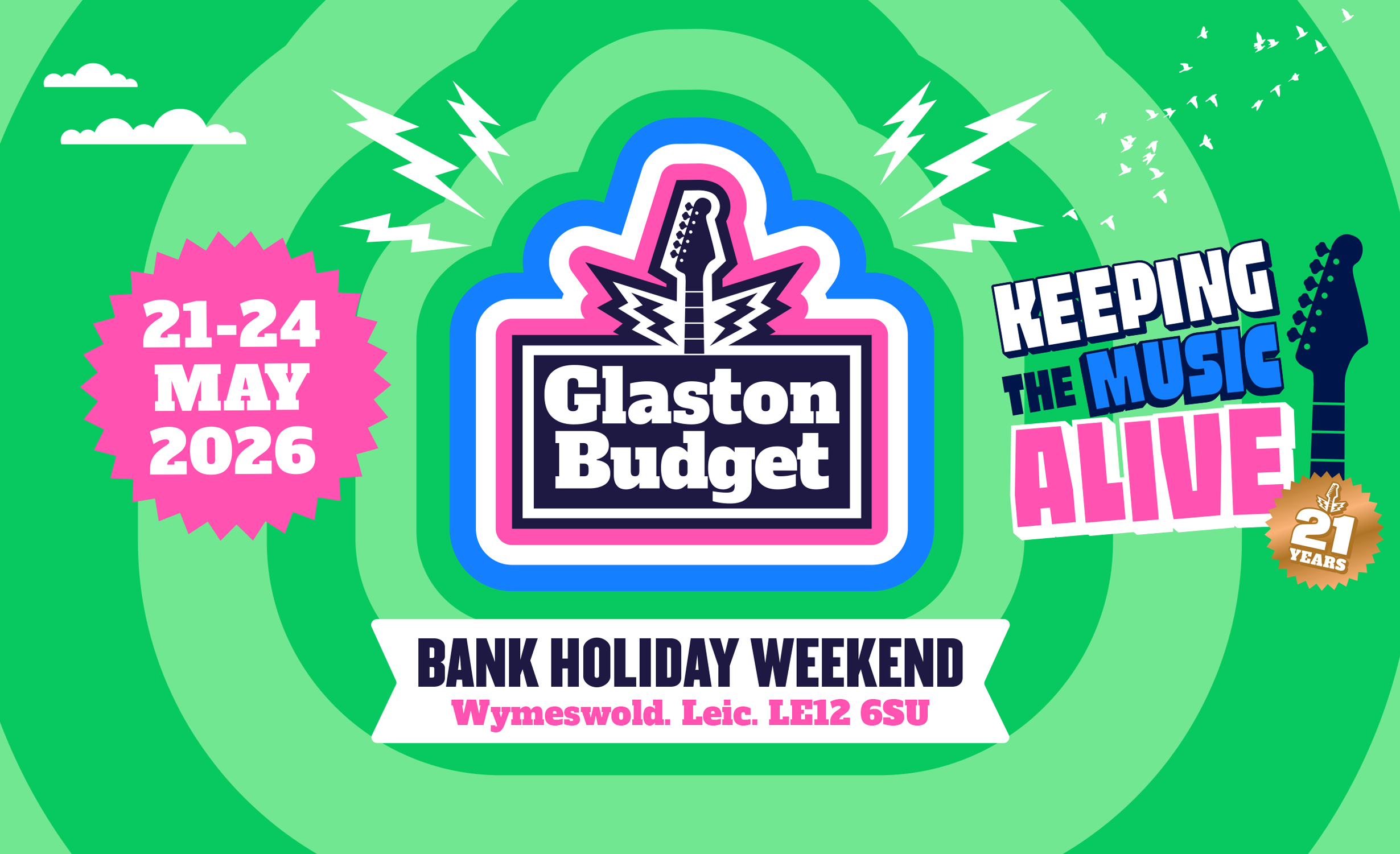 The Original Tribute Festival, 21 Years, 21-24 May 2026