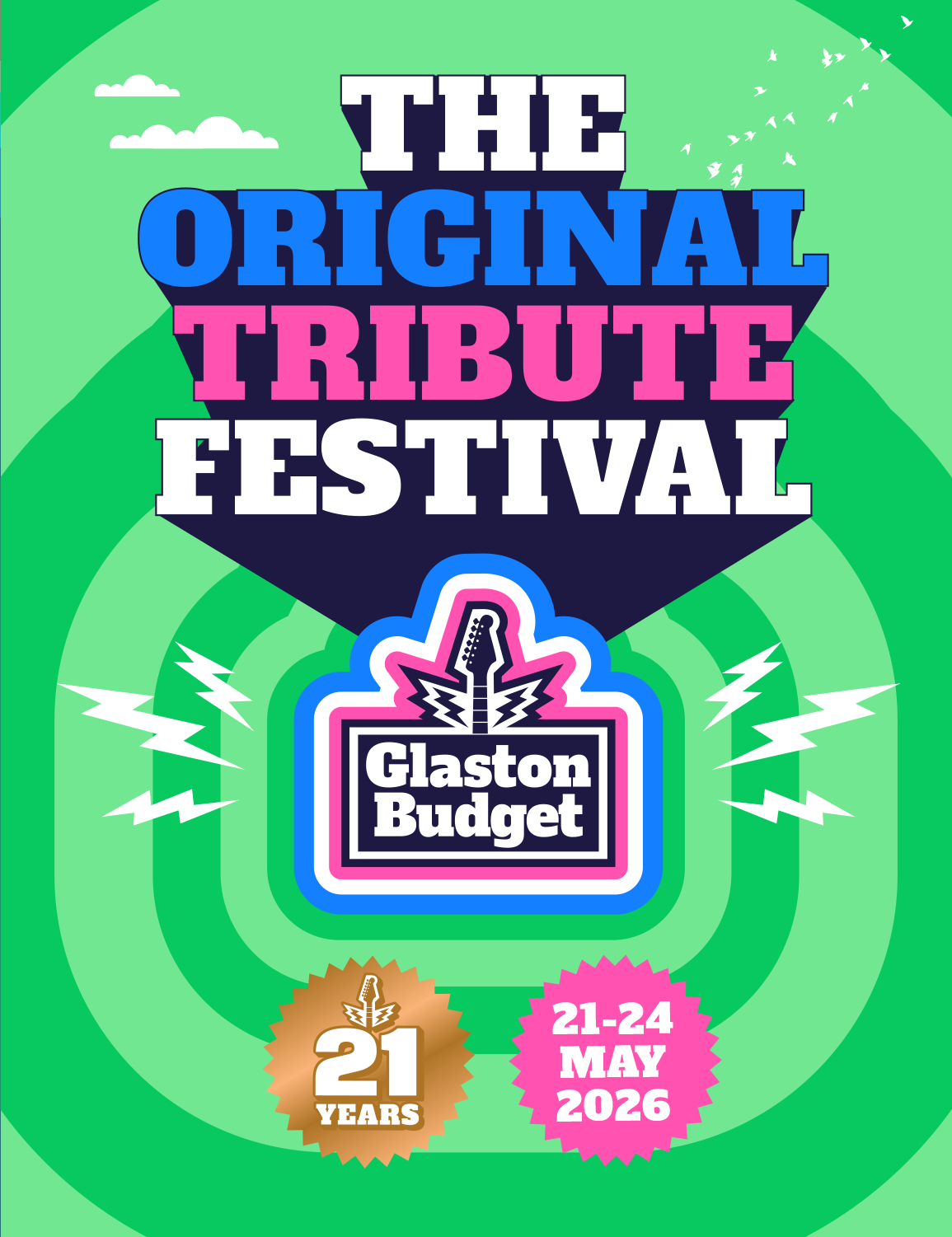 The Original Tribute Festival, 21 Years, 21-24 May 2026
